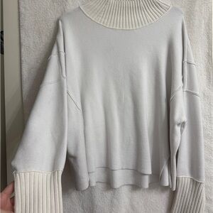 Maeve Cream Cowl Neck Sweater